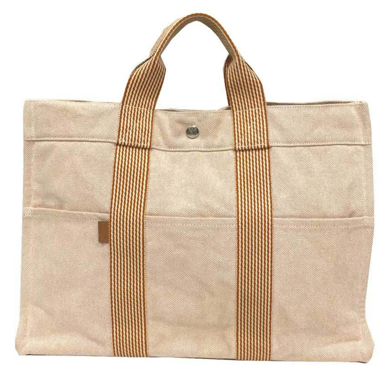 Hermès Toto Orange Cotton Tote Bag (Pre-Owned)