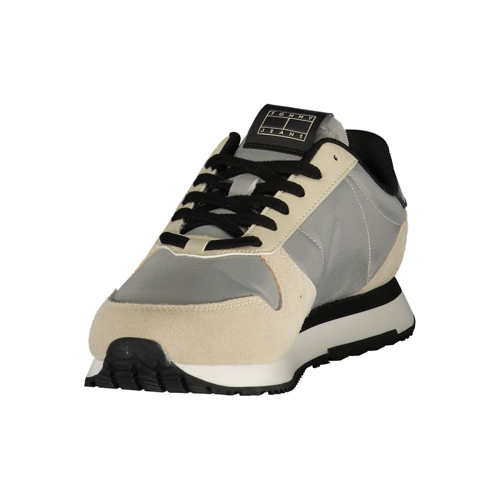 Tommy Hilfiger Grigio Leather Men Men's Sneaker