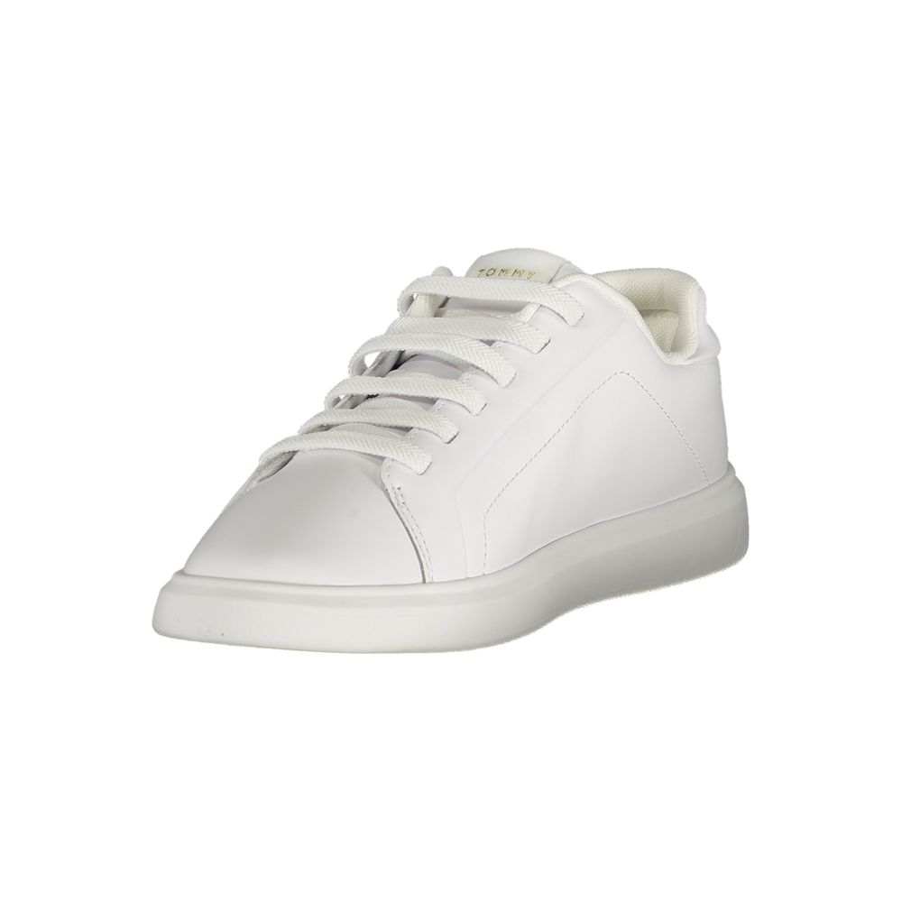 Tommy Hilfiger Bianco Polyurethane Women Women's Sneaker