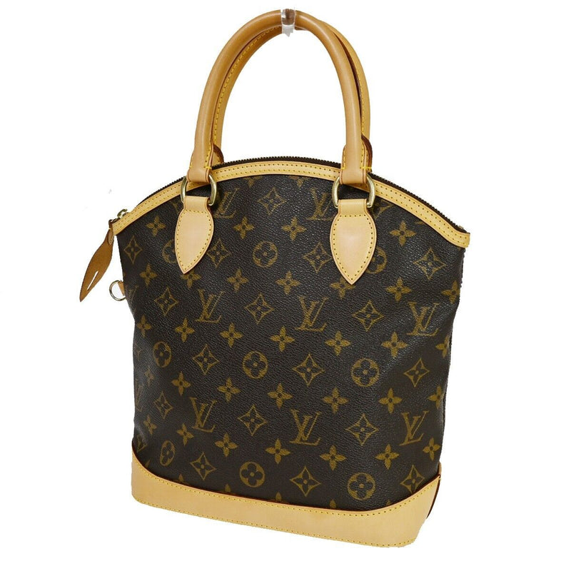 Louis Vuitton Lockit Brown Canvas Handbag (Pre-Owned)