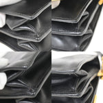 Prada Spazzolato Nero Black Leather Shoulder Bag (Pre-Owned)