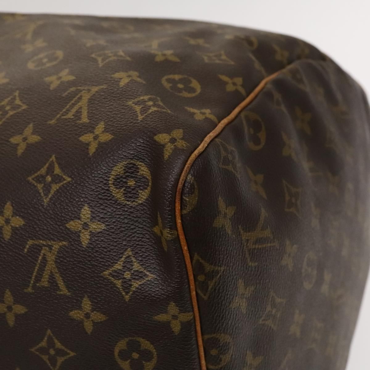 Louis Vuitton Keepall Monogram Canvas Brown Canvas Travel Bag Bag (Pre-Owned)
