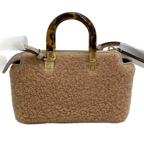 Fendi Beige Wool Handbag (Pre-Owned)