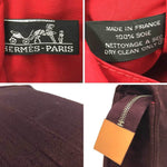 Hermès Burgundy Silk Clutch Bag (Pre-Owned)