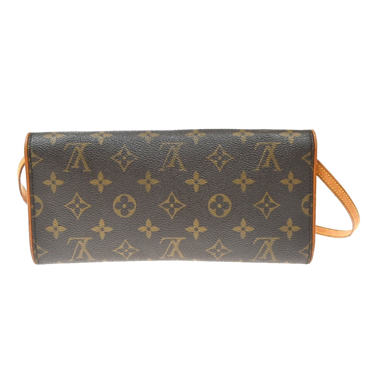 Louis Vuitton Twin Monogram Canvas Brown Canvas Clutche & Pouche Bag (Pre-Owned)