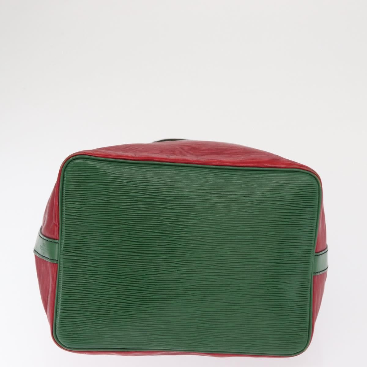 Louis Vuitton Bicolor Petit Noe Epi Leather Green Leather Shoulder Bag Bag (Pre-Owned)