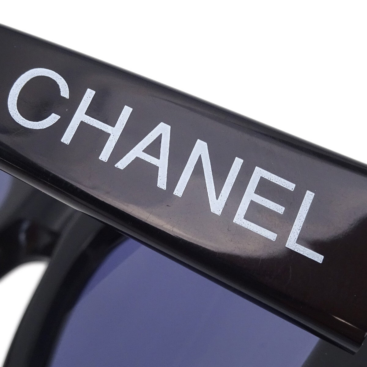 Chanel Chanel Logo Sunglasses Eye Wear Plastic Black Plastic Sunglasse Accessory (Pre-Owned)