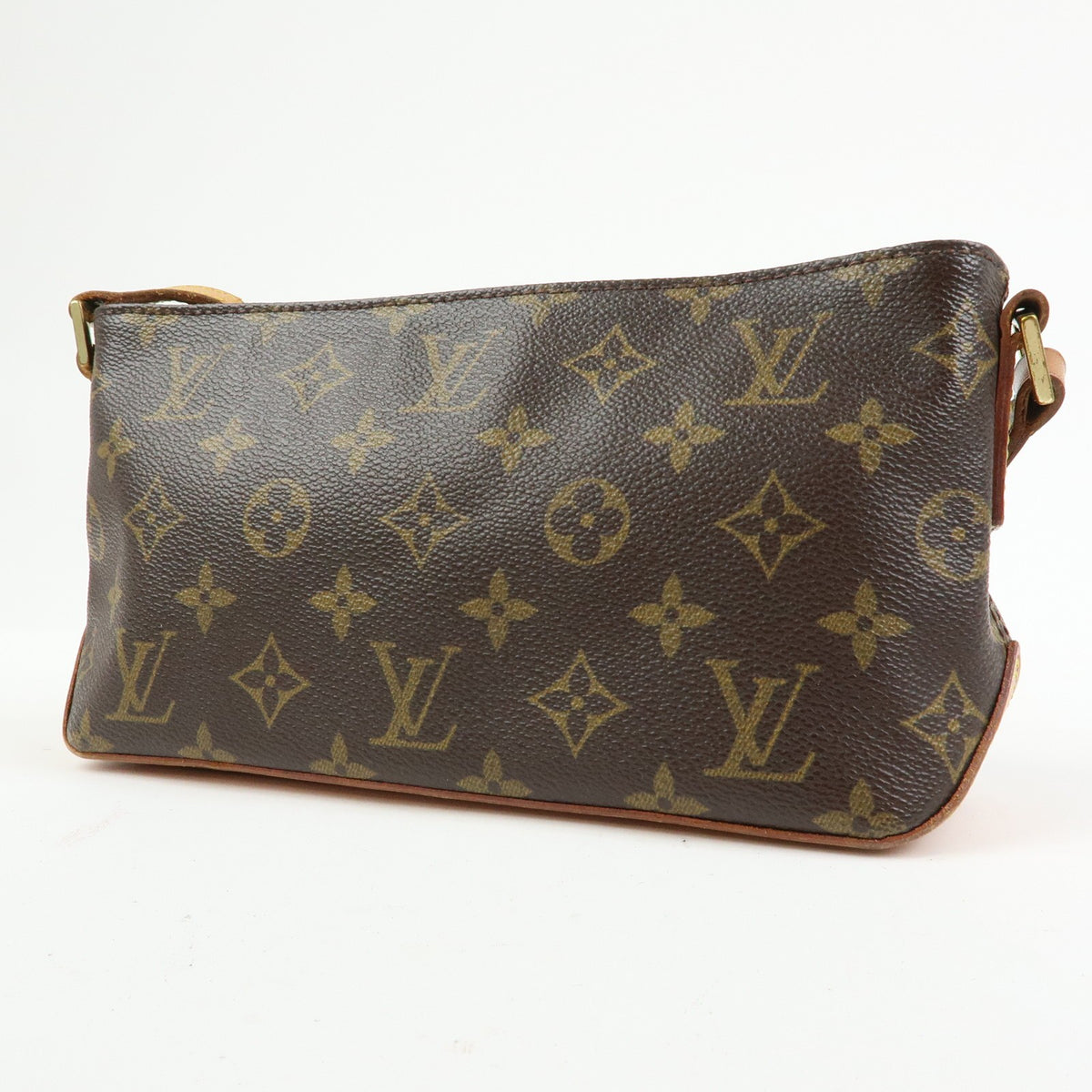 Louis Vuitton Trotteur Monogram Canvas Brown Canvas Handbag (Pre-Owned)