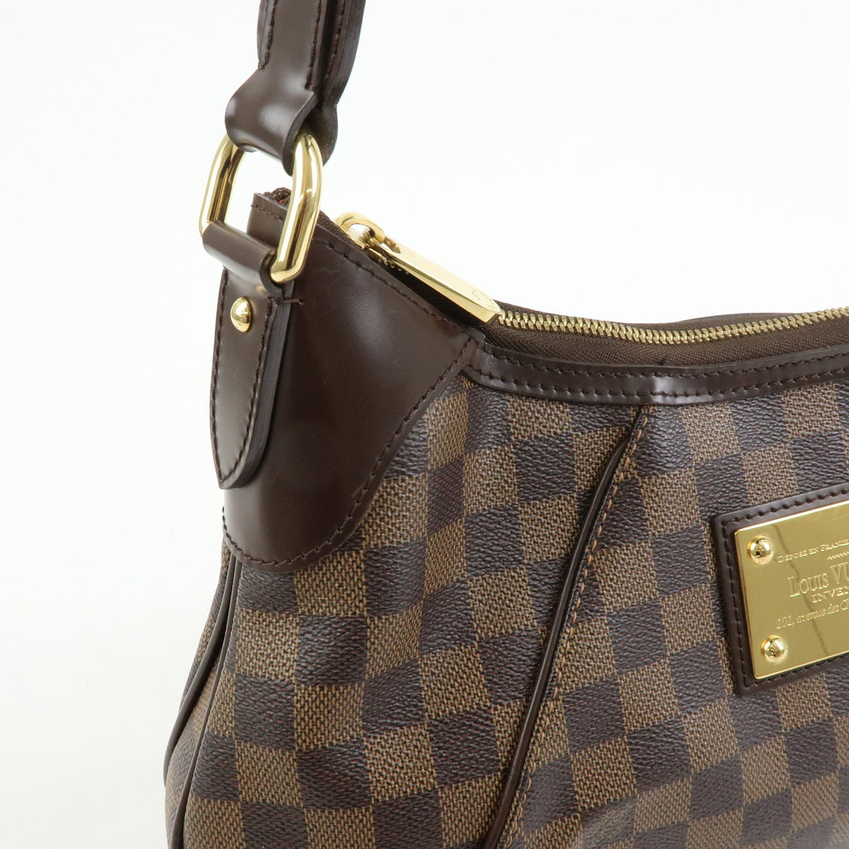 Louis Vuitton Thames Damier Brown Canvas Handbag (Pre-Owned)