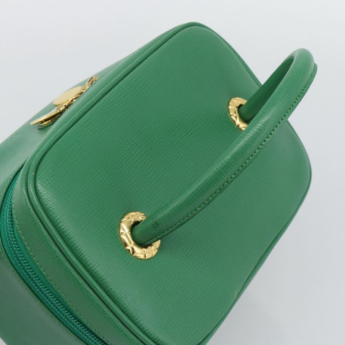 Burberry Vanity Leather Green Leather Clutche & Pouche Bag (Pre-Owned)