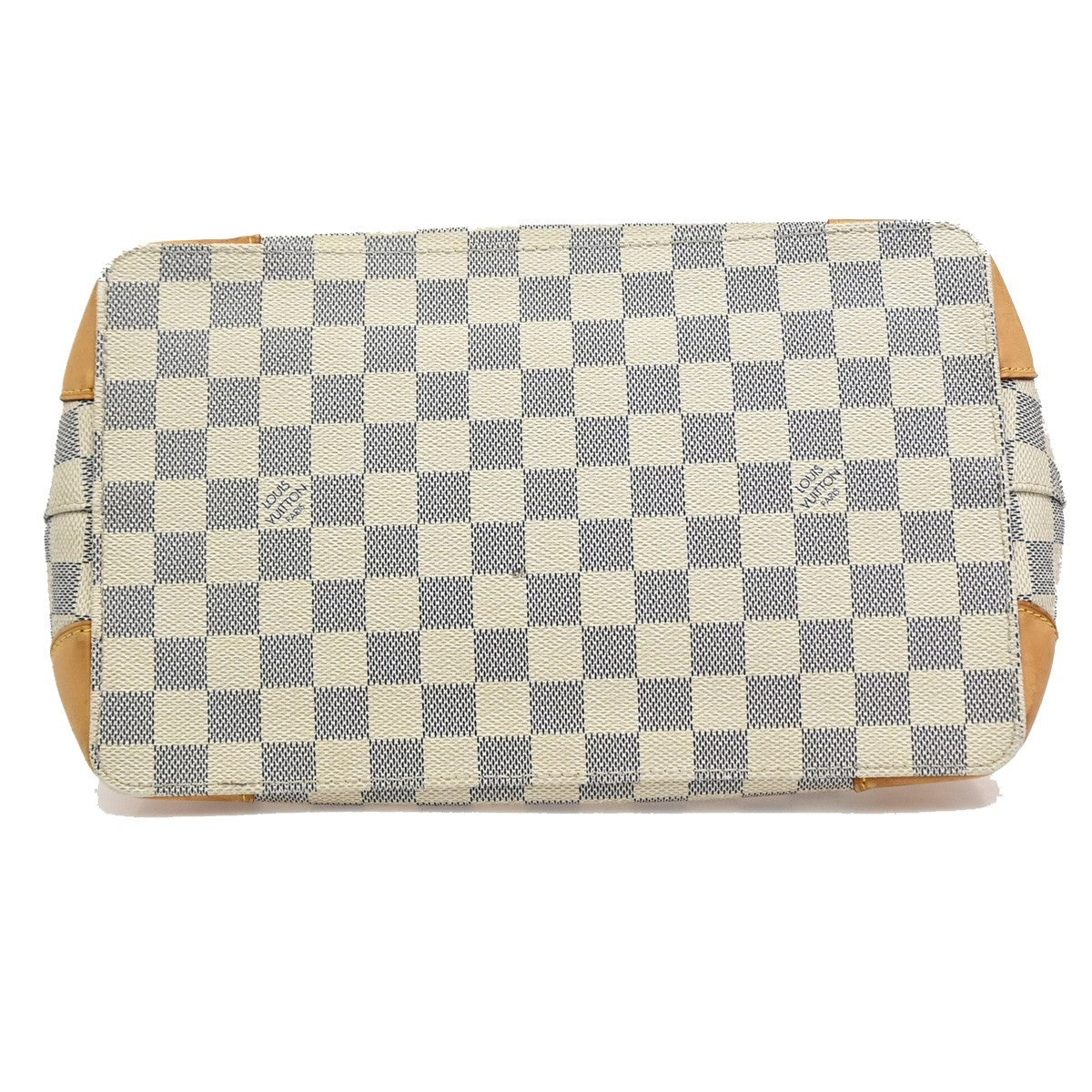 Louis Vuitton Hampstead Damier White Canvas Handbag (Pre-Owned)
