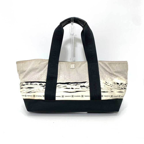 Chanel Sport Line Black Canvas Handbag (Pre-Owned)