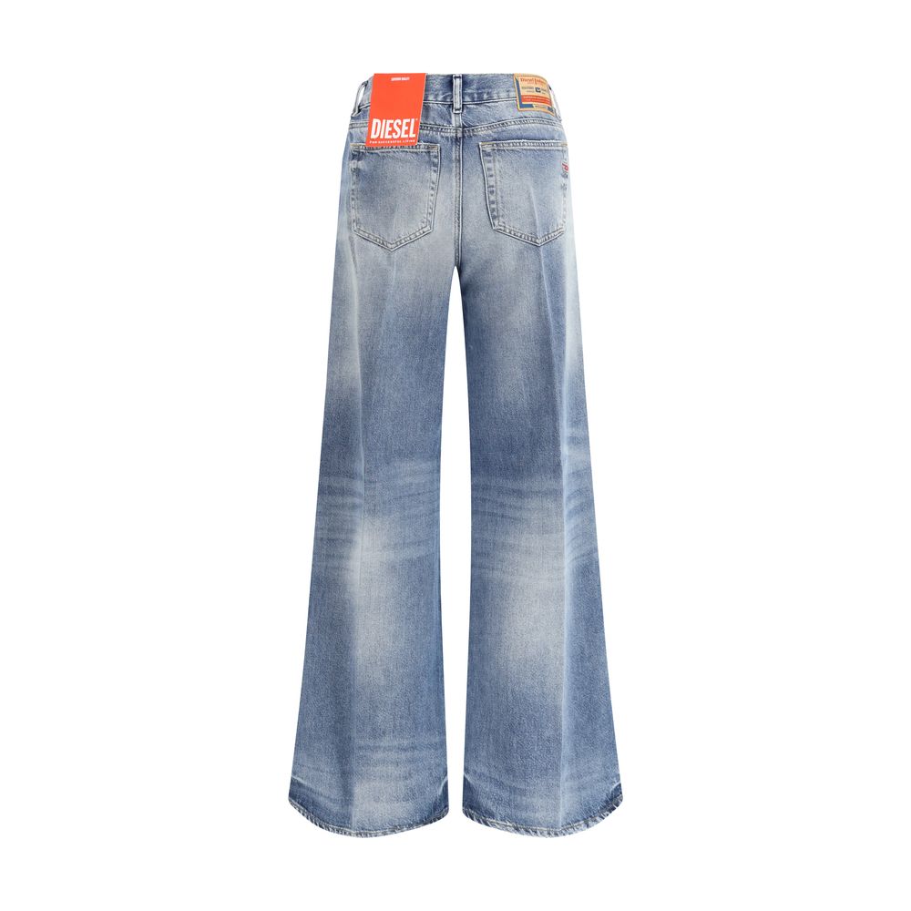 Diesel Blue Cotton Bootcut Women's Jeans