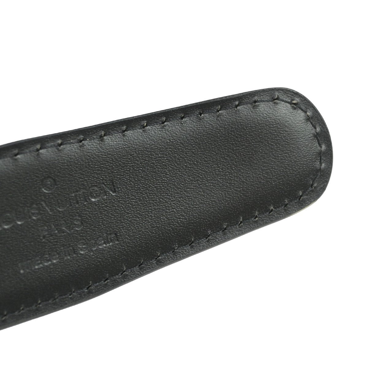 Louis Vuitton Classique Belt Epi Leather Black Leather Belts Accessory (Pre-Owned)
