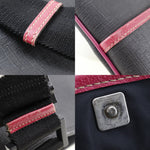 Gucci Gg Supreme Black Leather Shoulder Bag (Pre-Owned)