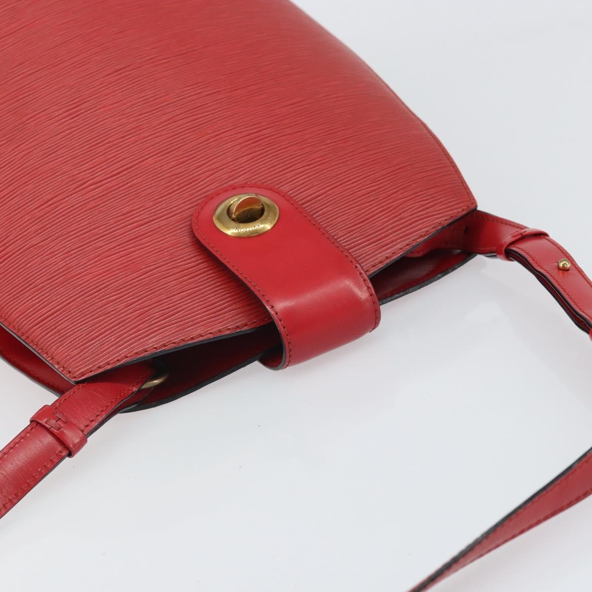 Louis Vuitton Cluny Epi Leather Red Leather Shoulder Bag Bag (Pre-Owned)