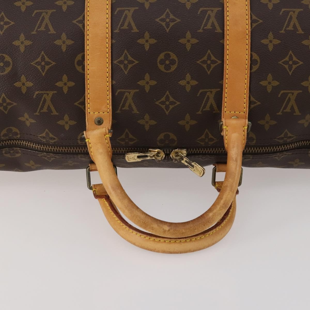 Louis Vuitton Keepall Monogram Canvas Brown Canvas Travel Bag Bag (Pre-Owned)