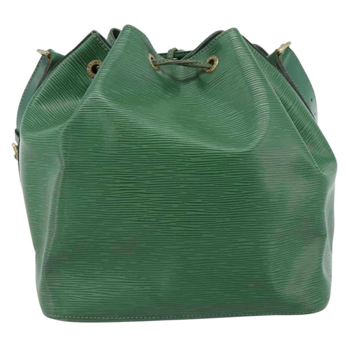 Louis Vuitton Petit Noe Epi Leather Green Leather Shoulder Bag Bag (Pre-Owned)
