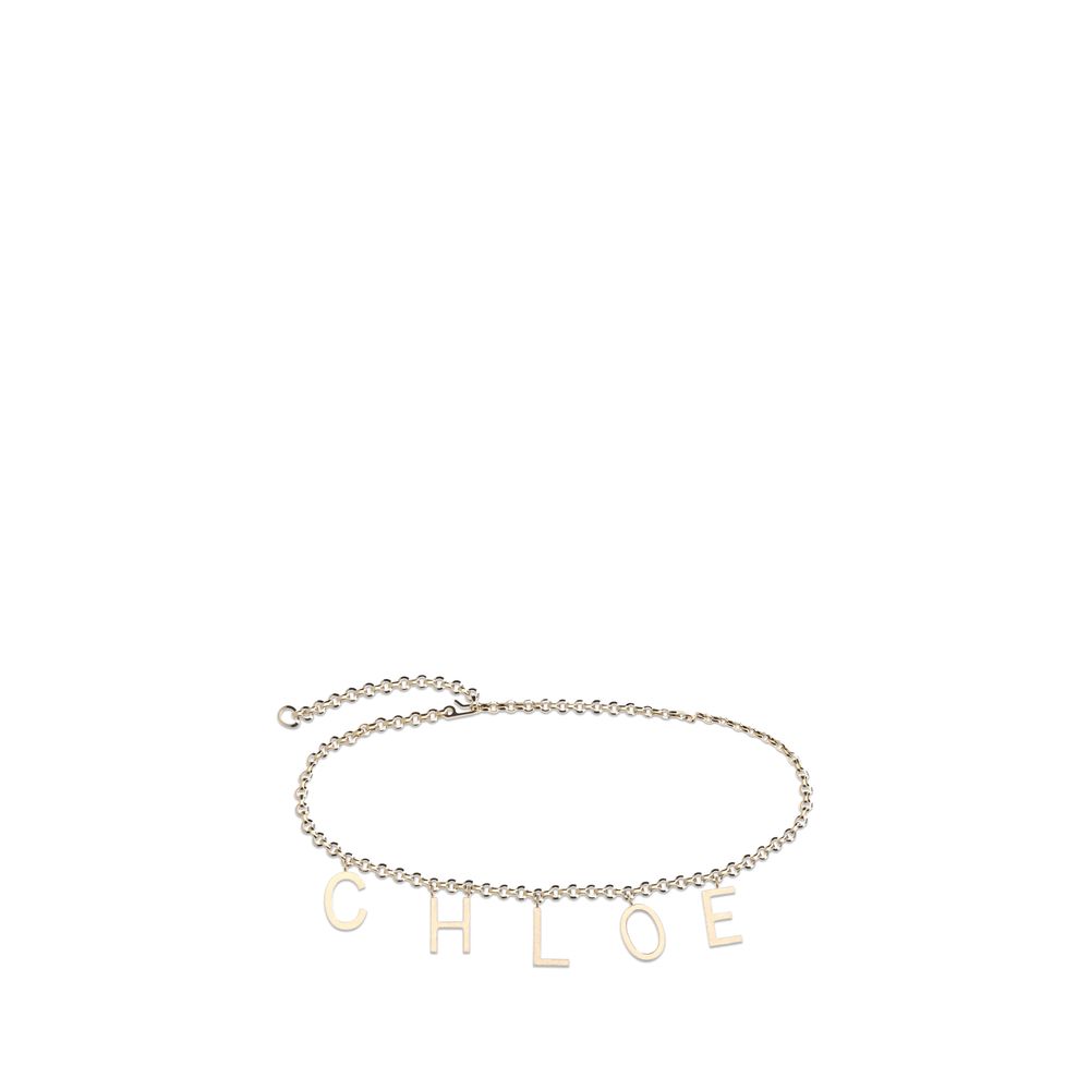 Chloé Gold Metal Regular Women's Belt