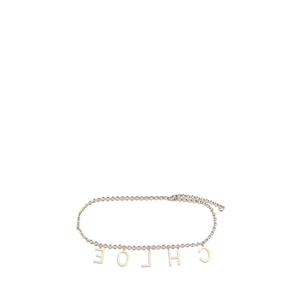 Chloé Gold Metal Regular Women's Belt