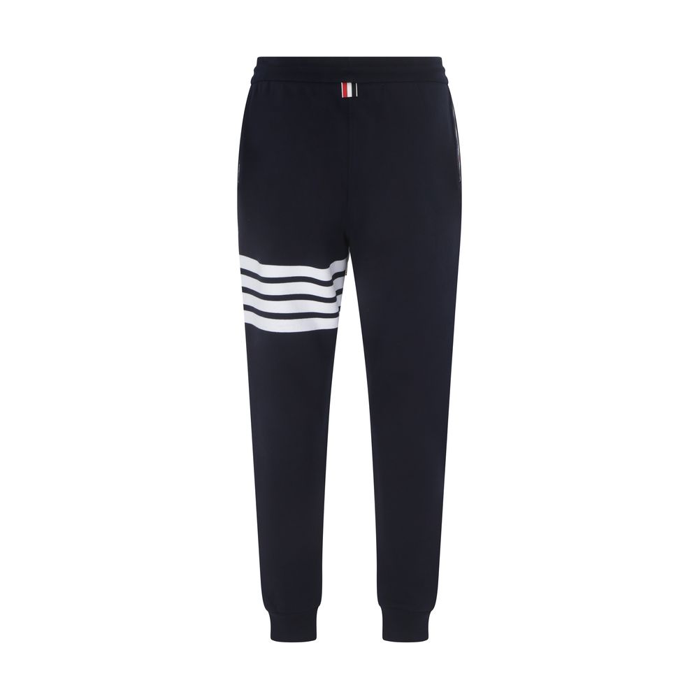 Thom Browne Blue Cotton Athletic Women's Pants