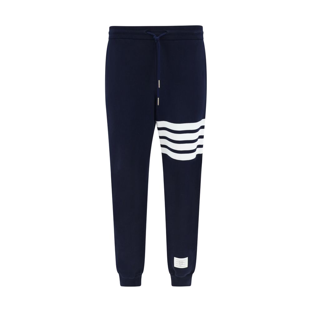 Thom Browne Blue Cotton Joggers (Workout Men's Pants)