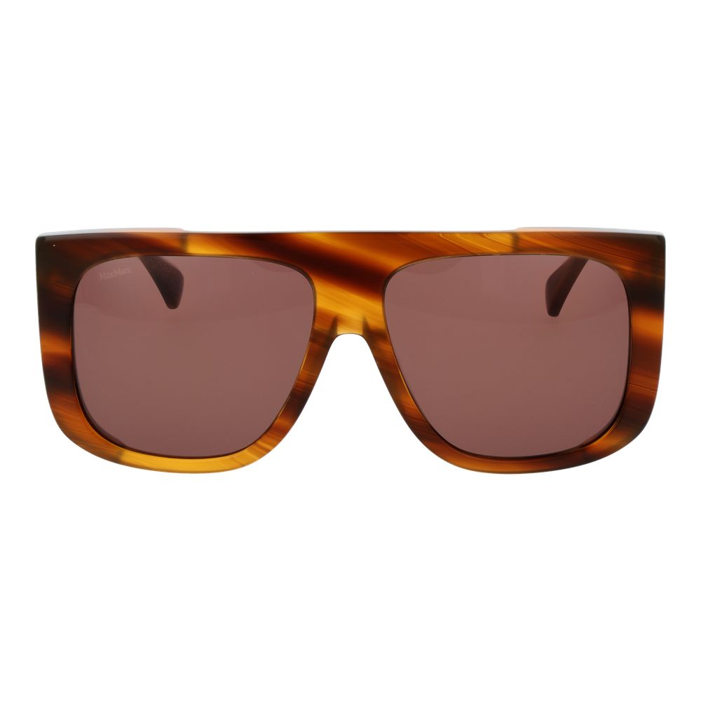 Max Mara Brown Acetate Women's Sunglasses