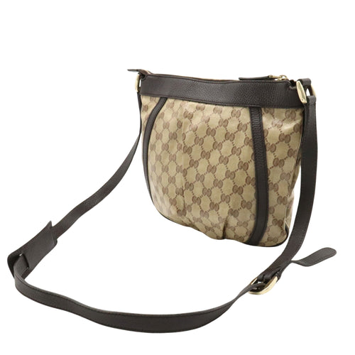 Gucci Abbey Beige Canvas Shopper Bag (Pre-Owned)