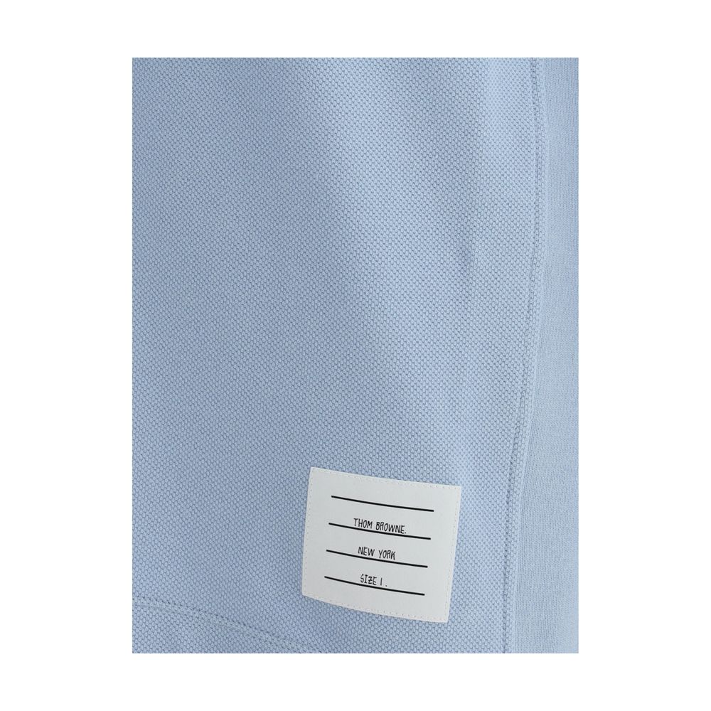 Thom Browne Blue Cotton Polo Men's Shirt