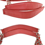 Chanel Shopping Red Leather Shoulder Bag (Pre-Owned)
