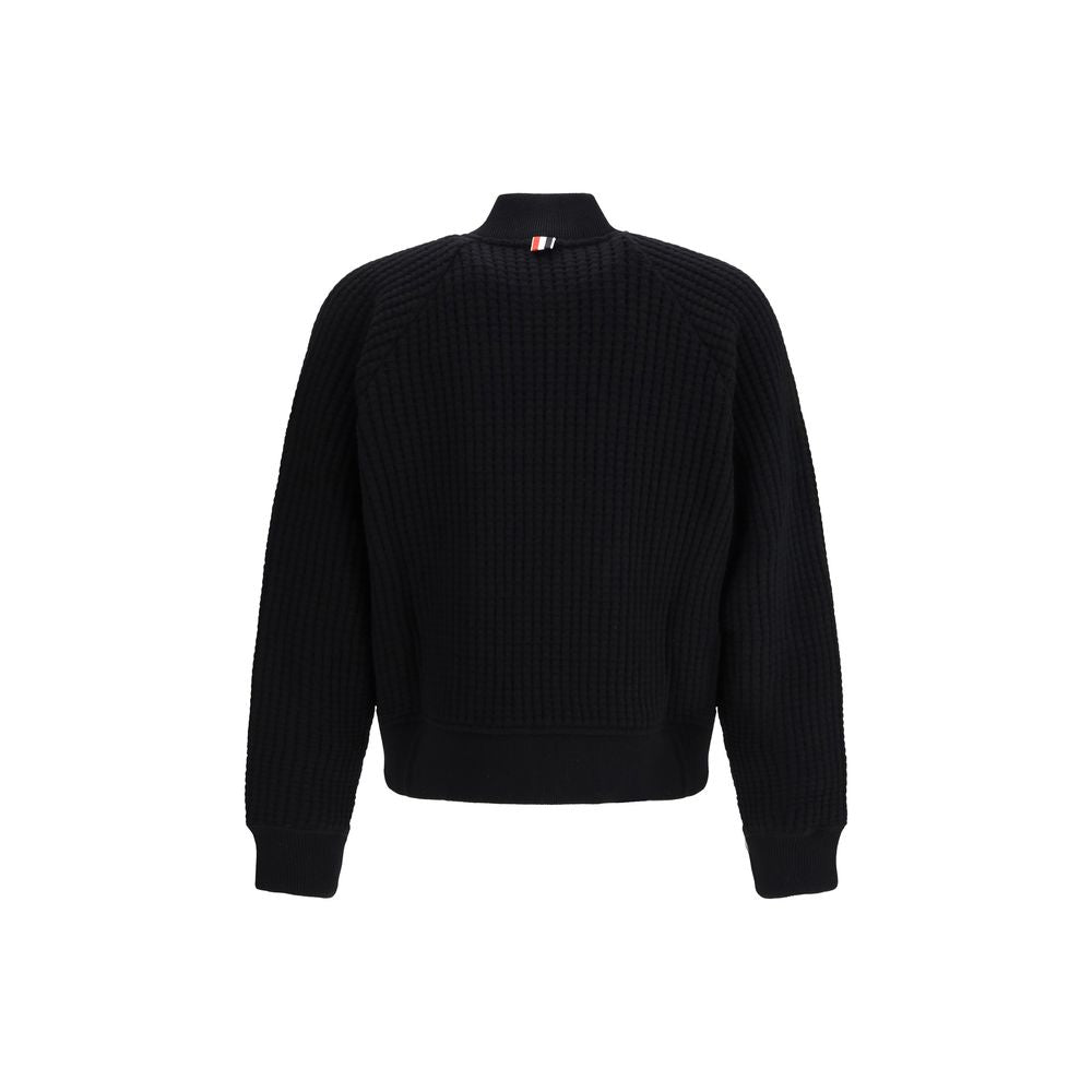 Thom Browne Black Wool Oves Aries Men's Bomber