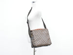 Louis Vuitton Naviglio Brown Canvas Backpack Bag (Pre-Owned)