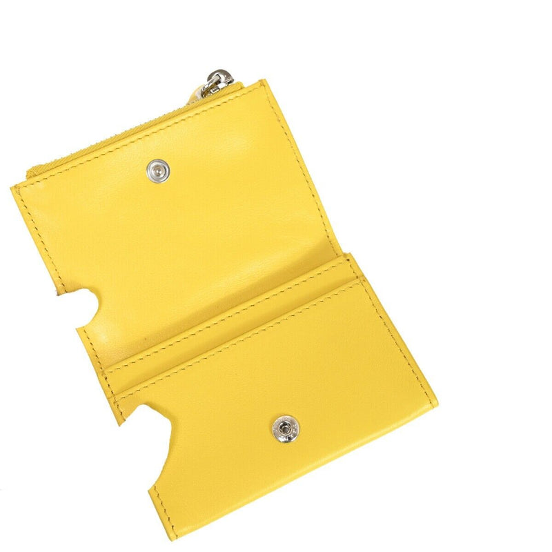 Prada Yellow Leather Wallet  (Pre-Owned)