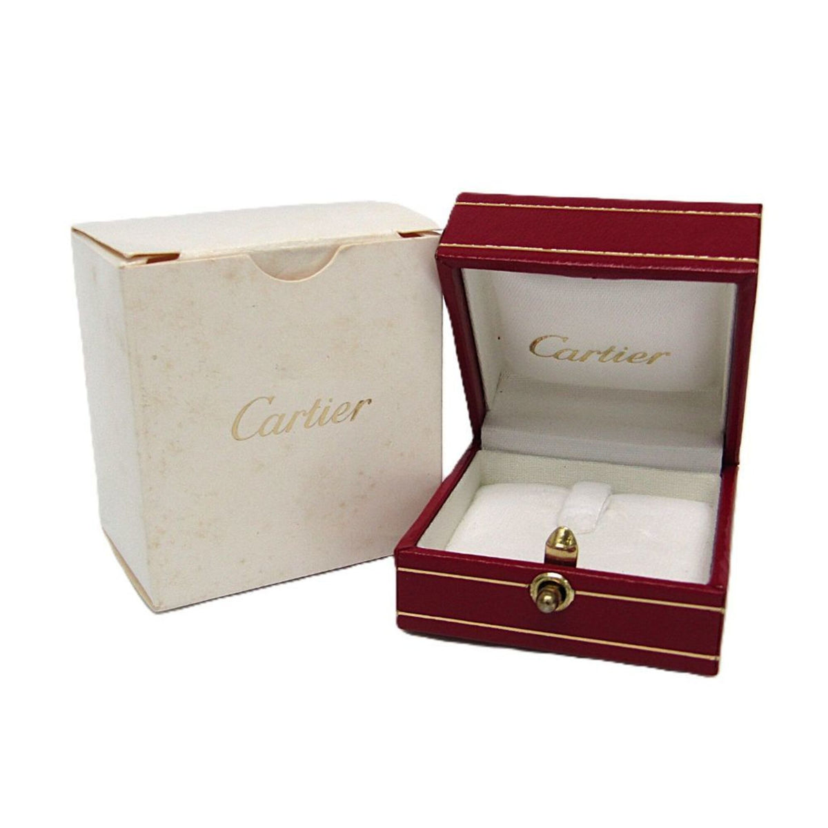 Cartier Solitaire 1895 Platinum With Rbc Diamond Silver Platinum Ring Jewelry (Pre-Owned)