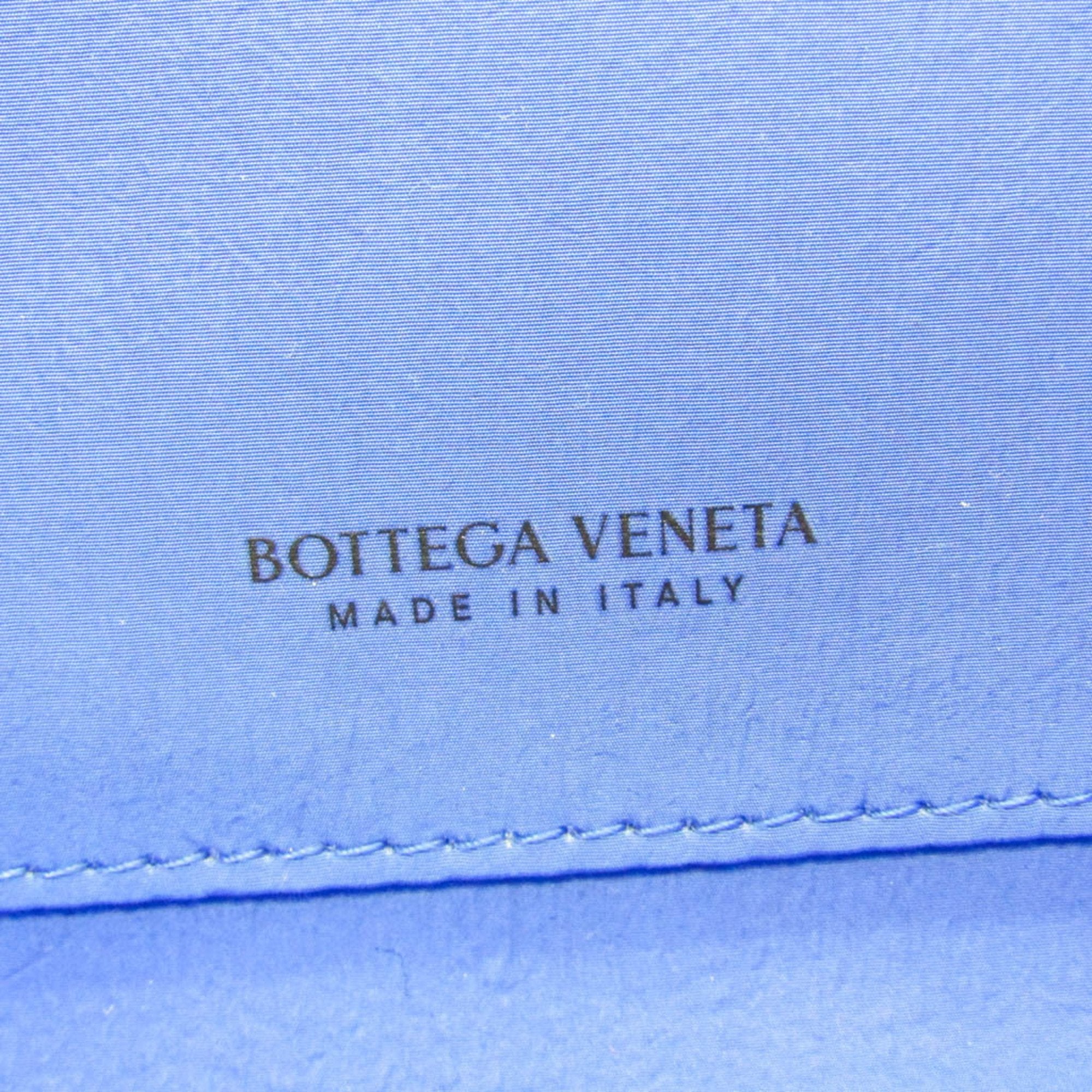 Bottega Veneta Blue Leather Clutch Bag (Pre-Owned)