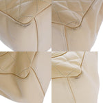 Chanel Grand Shopping Beige Leather Shoulder Bag (Pre-Owned)