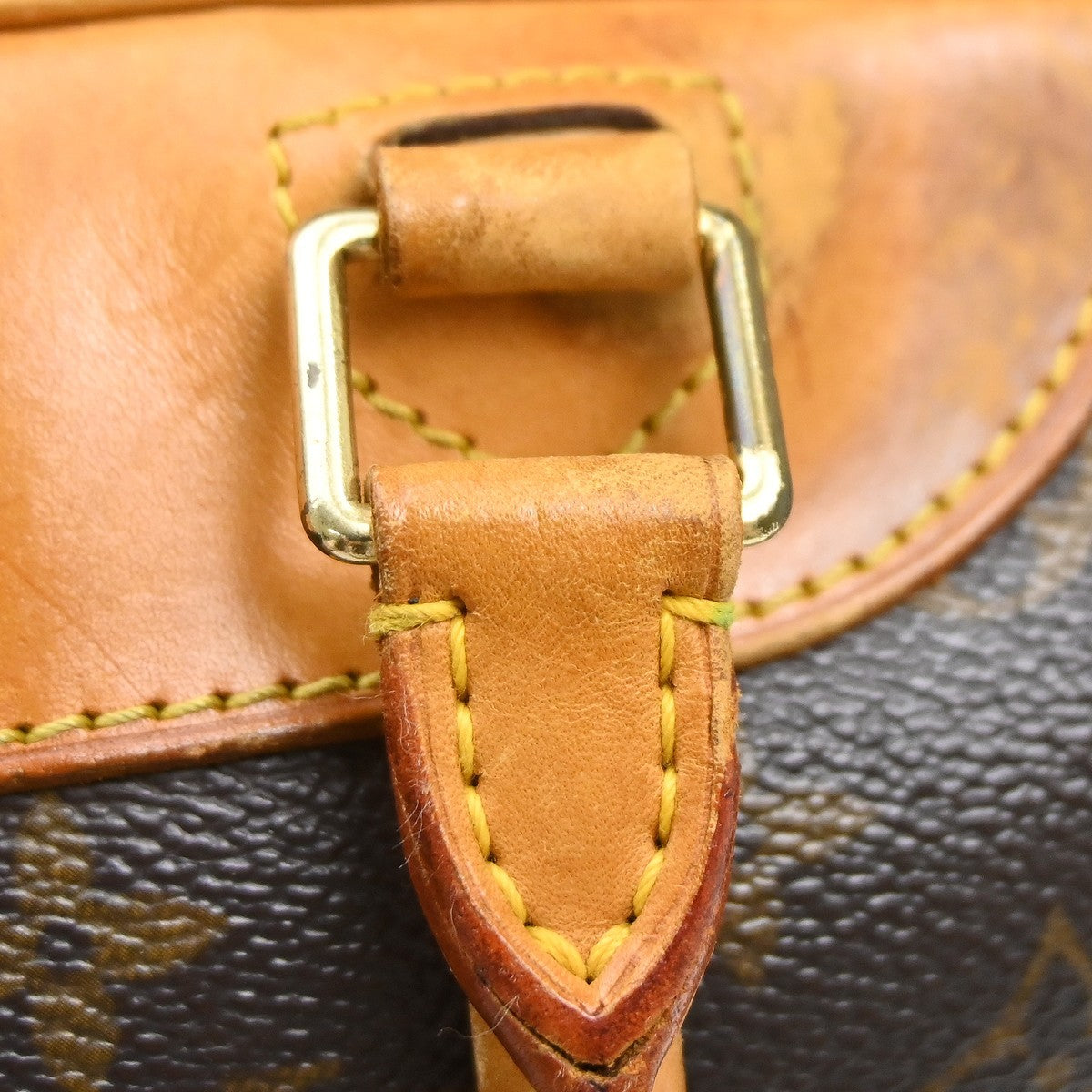 Louis Vuitton Deauville Monogram Brown Canvas Handbag (Pre-Owned)