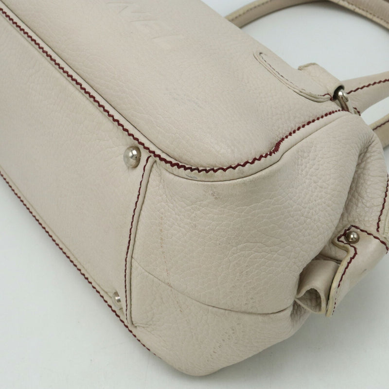 Chanel Tassel Beige Leather Handbag (Pre-Owned)
