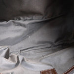 Fendi Mamma Baguette Brown Canvas Shoulder Bag (Pre-Owned)