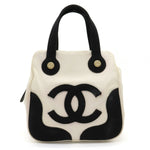 Chanel - White Canvas Tote Bag (Pre-Owned)