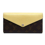 Louis Vuitton Sarah Yellow Canvas Wallet  (Pre-Owned)