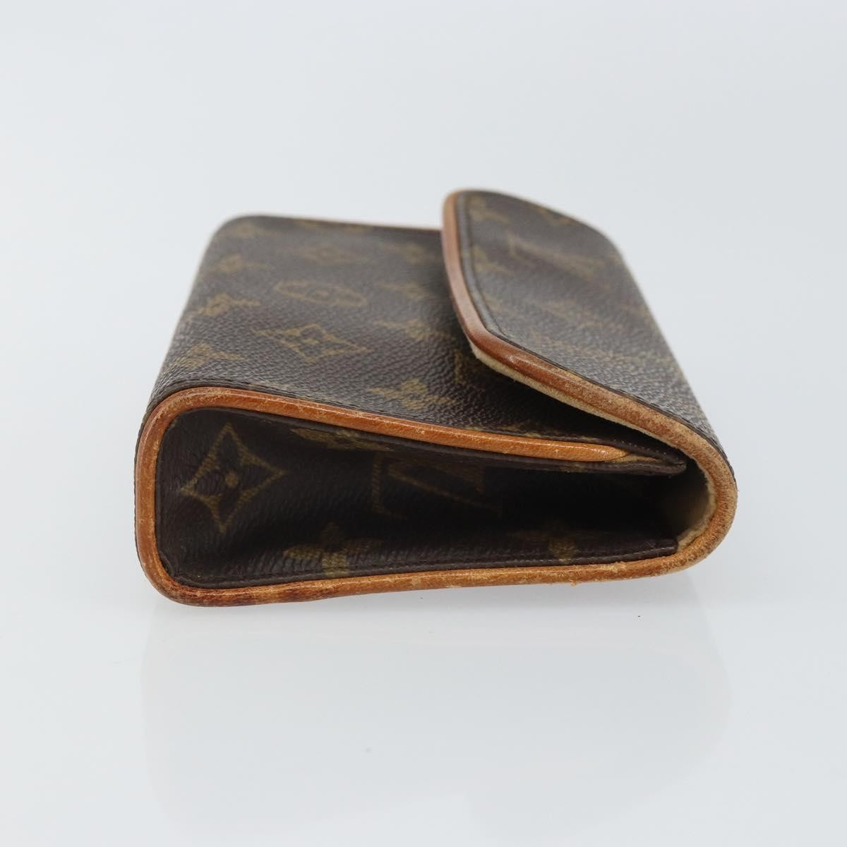 Louis Vuitton Florentine Waist Monogram Canvas Brown Canvas Clutche & Pouche Bag (Pre-Owned)