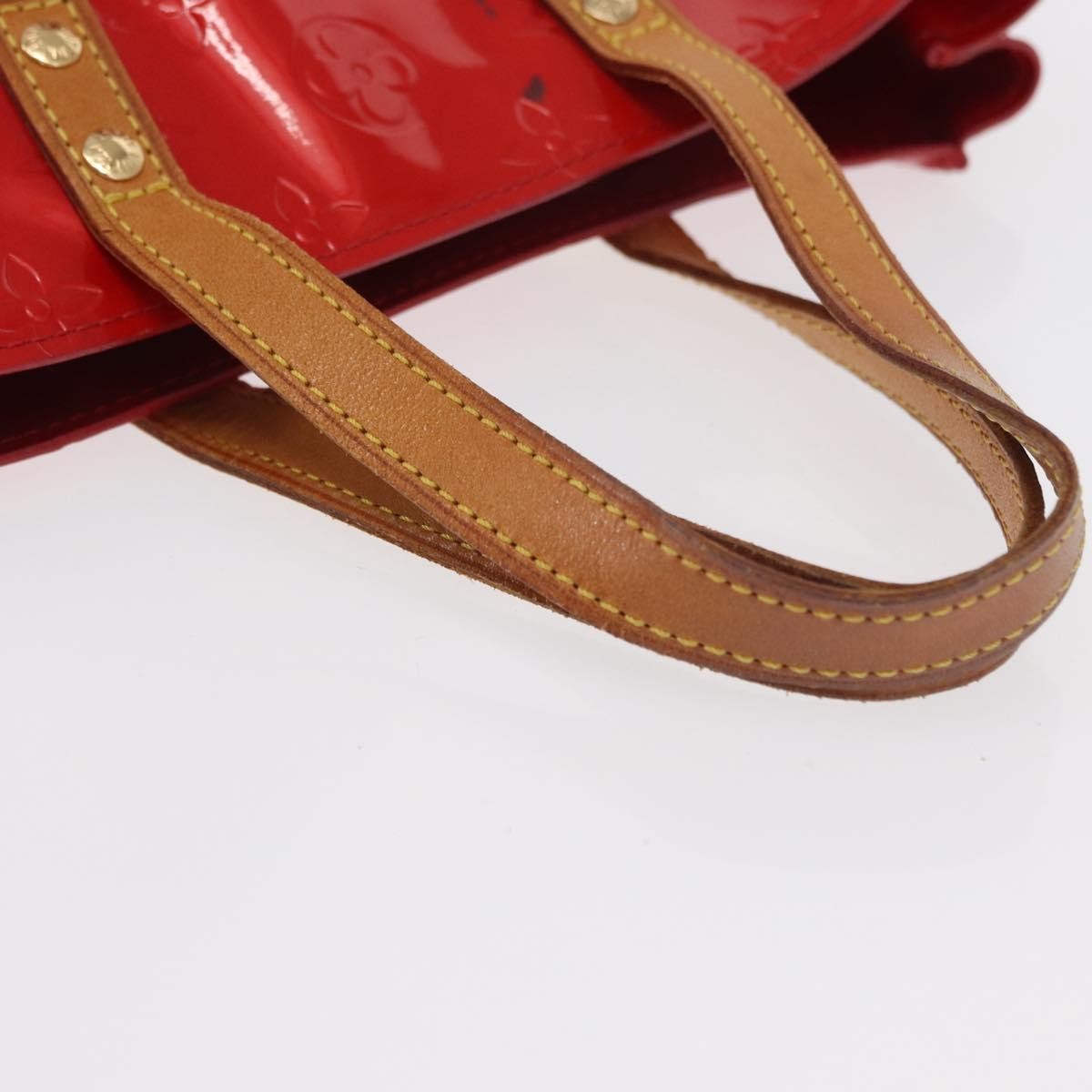 Louis Vuitton Reade Monogram Vernis Red Patent_Leather Handbag (Pre-Owned)