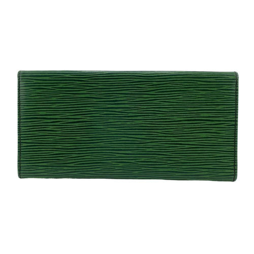 Louis Vuitton Green Leather Wallet  (Pre-Owned)