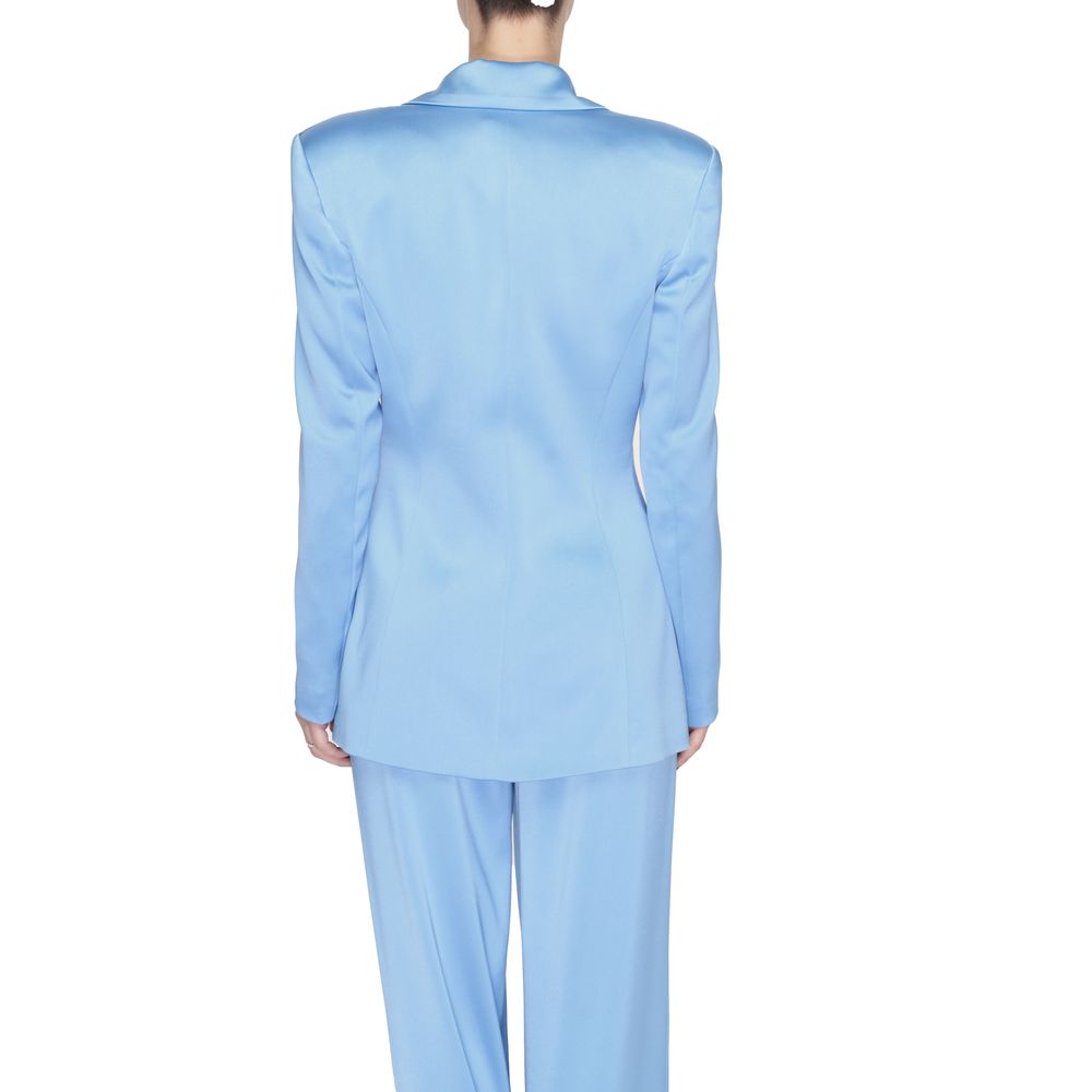 Silence Blue Polyester Women's Blazer