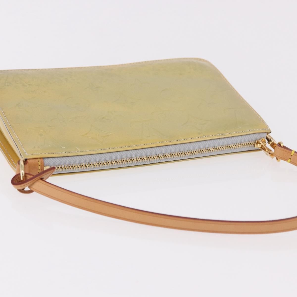 Louis Vuitton Lexington Pochette Patent Leather Gray Patent_Leather Clutche & Pouche Bag (Pre-Owned)