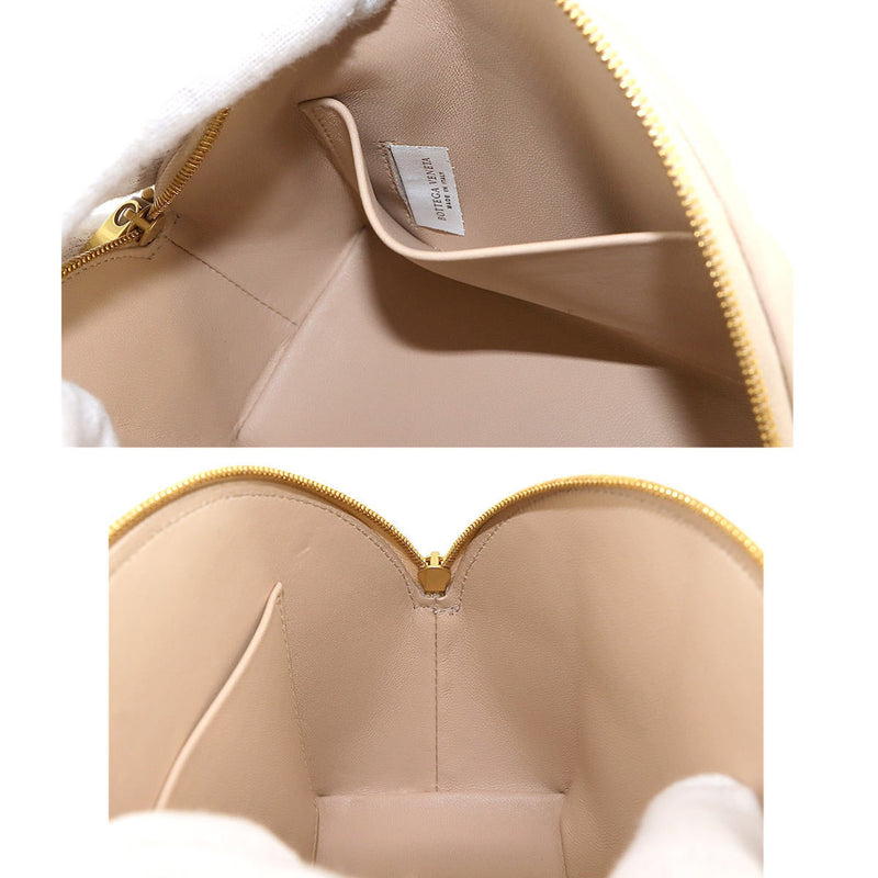 Bottega Veneta -- Beige Leather Shoulder Bag (Pre-Owned)