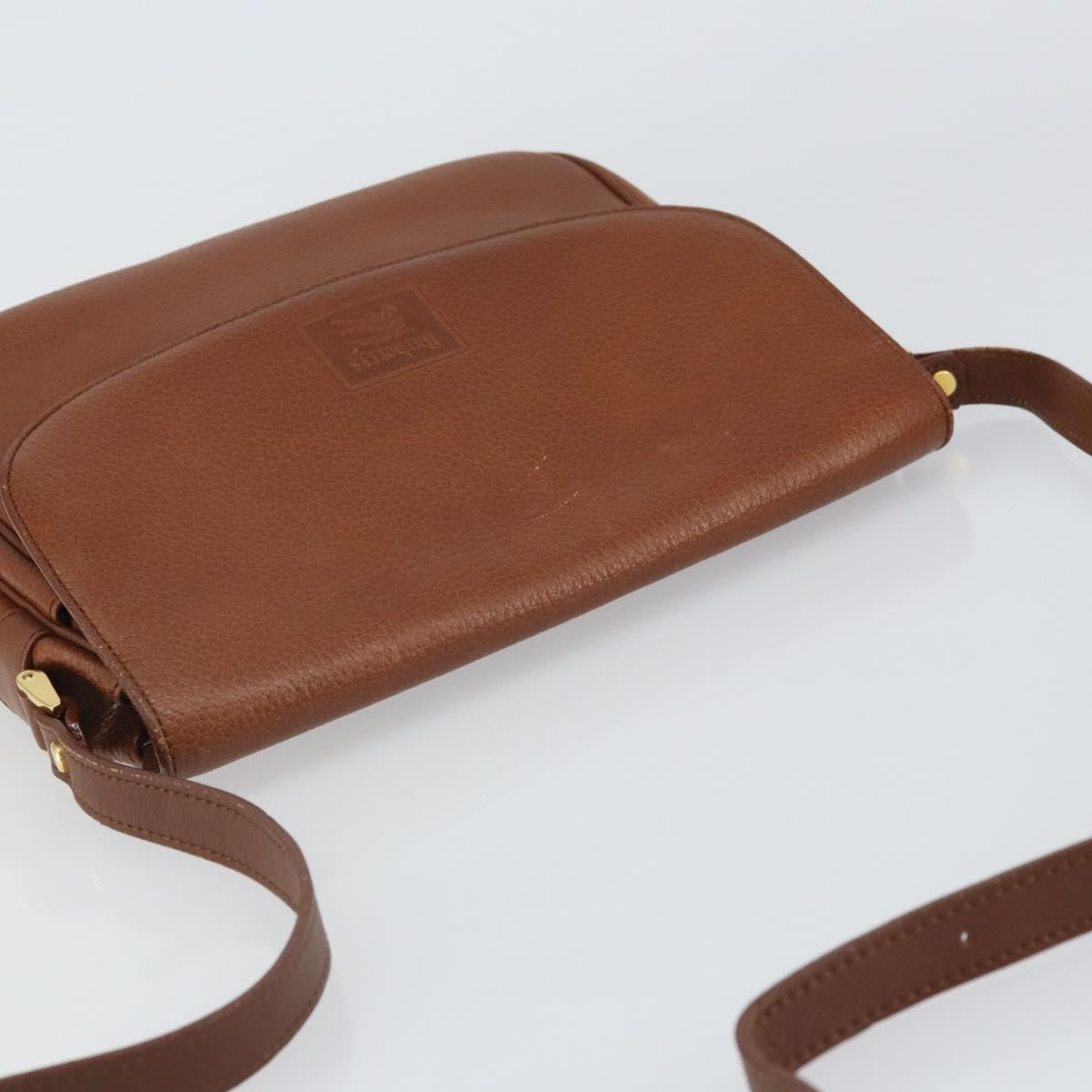 Burberry Vintage Leather Brown Leather Shoulder Bag Bag (Pre-Owned)