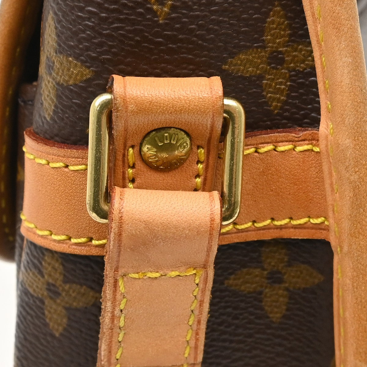 Louis Vuitton Sologne Monogram Canvas Brown Canvas Shoulder Bag Bag (Pre-Owned)