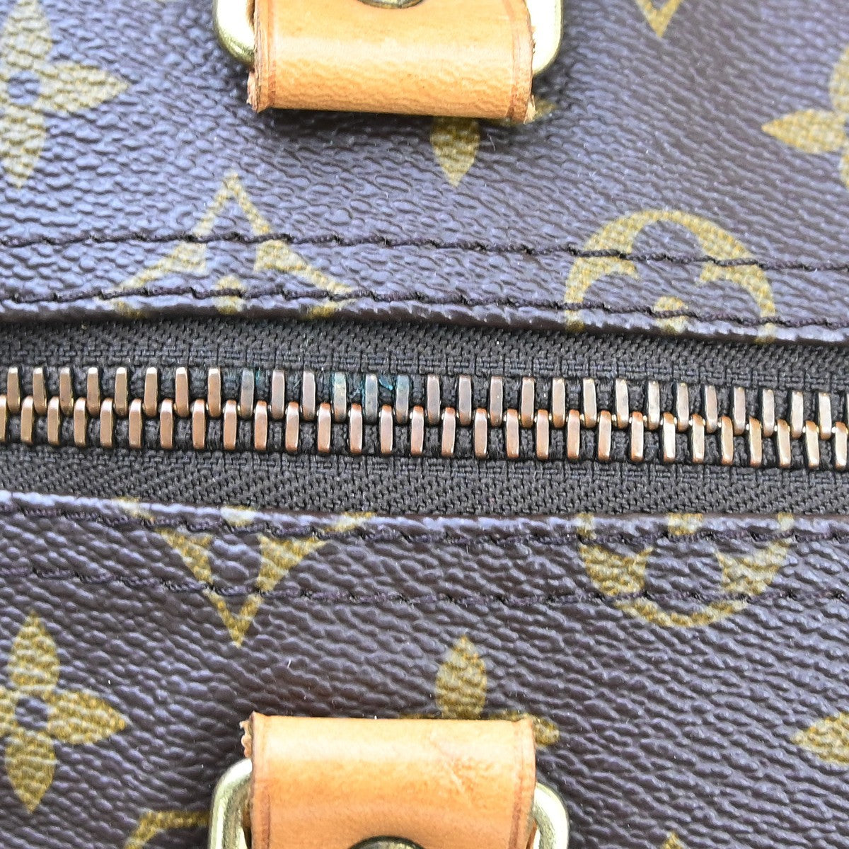 Louis Vuitton Keepall Bandouliere Monogram Canvas Brown Canvas Travel Bag Bag (Pre-Owned)